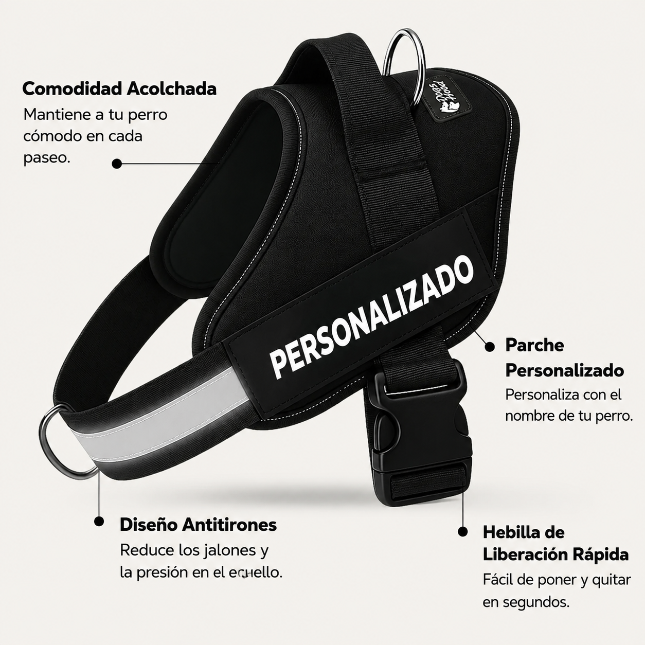 Arnés ergonómico Personalizable DogsEase™